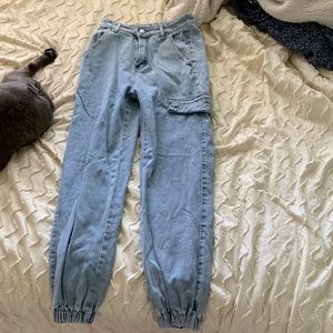 Jean joggers